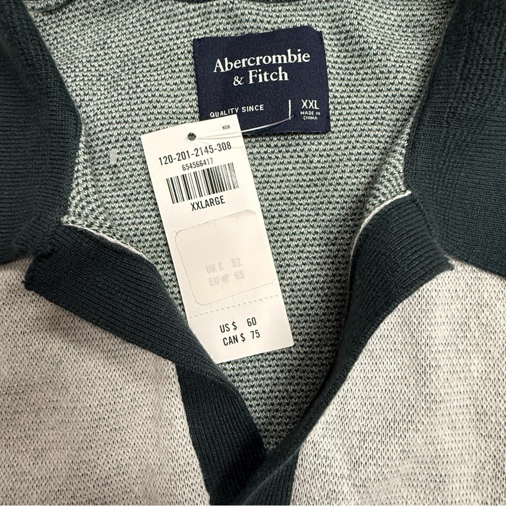 NWT Abercrombie & Fitch Sweater Shirt Size XXL - Picture 3 of 3